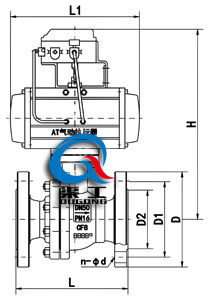 氣動調節球閥(浮動式閥體)