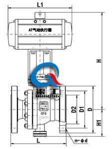氣動高溫球閥 (固定式閥體)